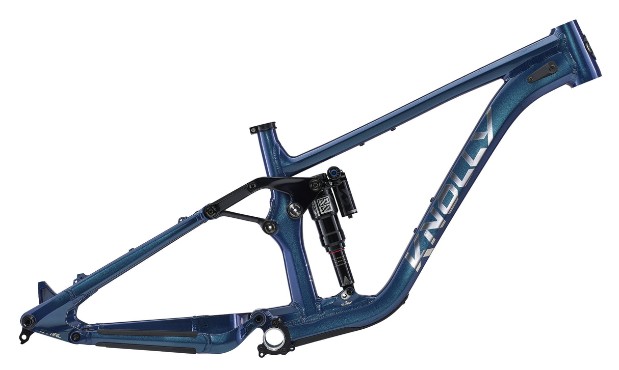 2025 Knolly Warden MX Frameset w/ Fox Float X2 - The Lost Co. - Knolly - 210000008606 - Blueberry - X - Small