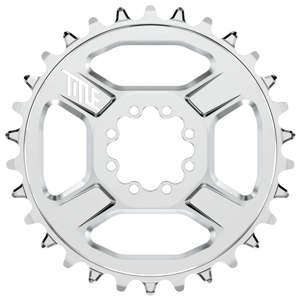 Title CR1 Chainring 30t 3mm offset 8 Bolt T-Type Chrome