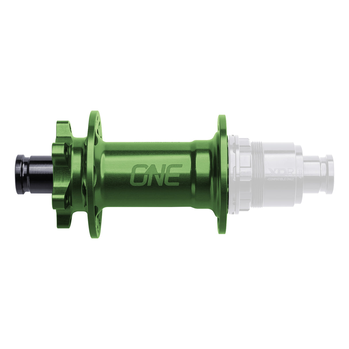 OneUp Components 6B-Disc Rear Hub 12x148mm No FH 28h Dark Grn