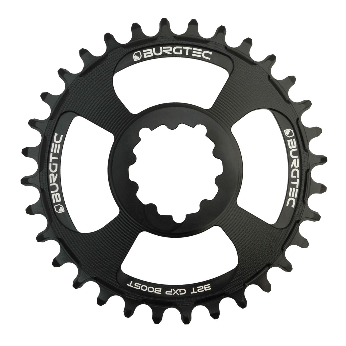 Burgtec GXP Boost 3mm Offset Thick Thin chainring 30 Blk