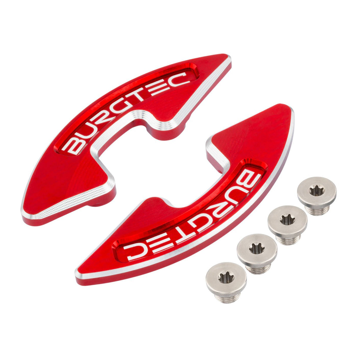 Burgtec Chainring Bash Guard - Double - Race Red - The Lost Co. - Burgtec - 13802 - 724901937554 -