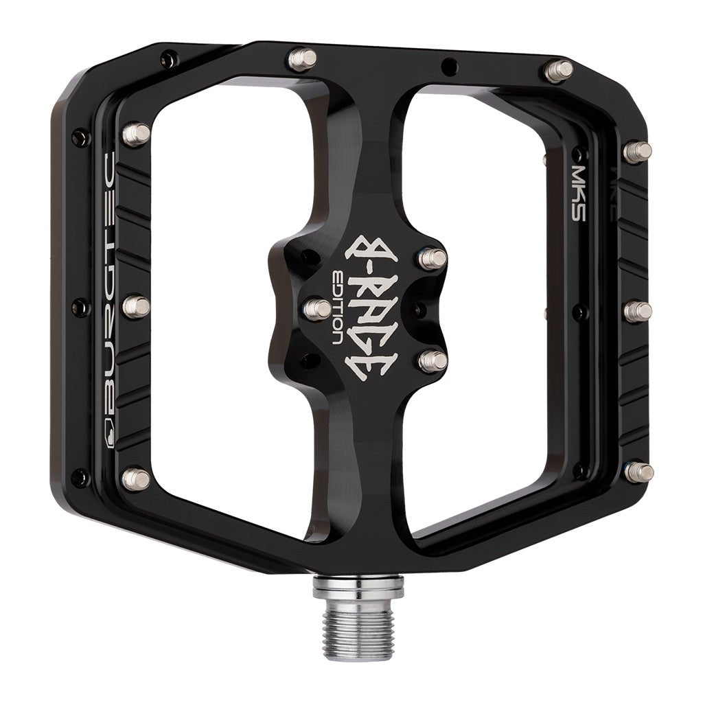 Burgtec Penthouse Flat MK5 B - Rage Edition Pedals - Burgtec Black - The Lost Co. - Burgtec - 1701 - 724901934607 -