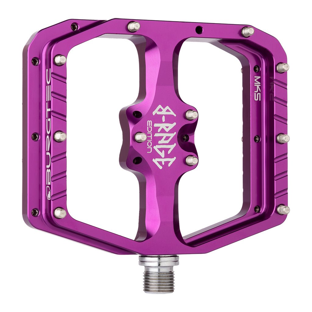 Burgtec Penthouse Flat MK5 B - Rage Edition Pedals - Purple Rain - The Lost Co. - Burgtec - 1704 - 724901934638 -