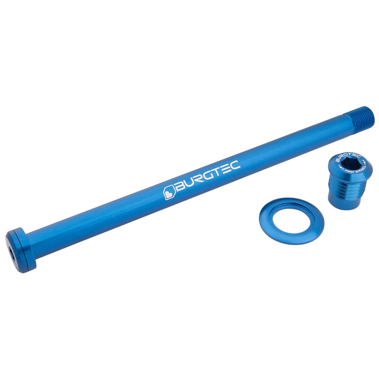 Burgtec Rear Axle - Orbea 186mm - Deep Blue - The Lost Co. - Burgtec - 14453 - 724901937875 -