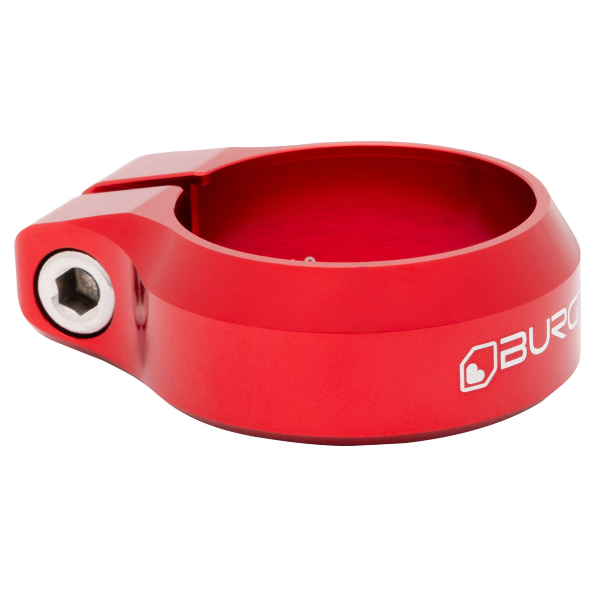 Burgtec Seat Clamp - 34.9mm - Race Red - The Lost Co. - Burgtec - 10512 - 764283658555 -
