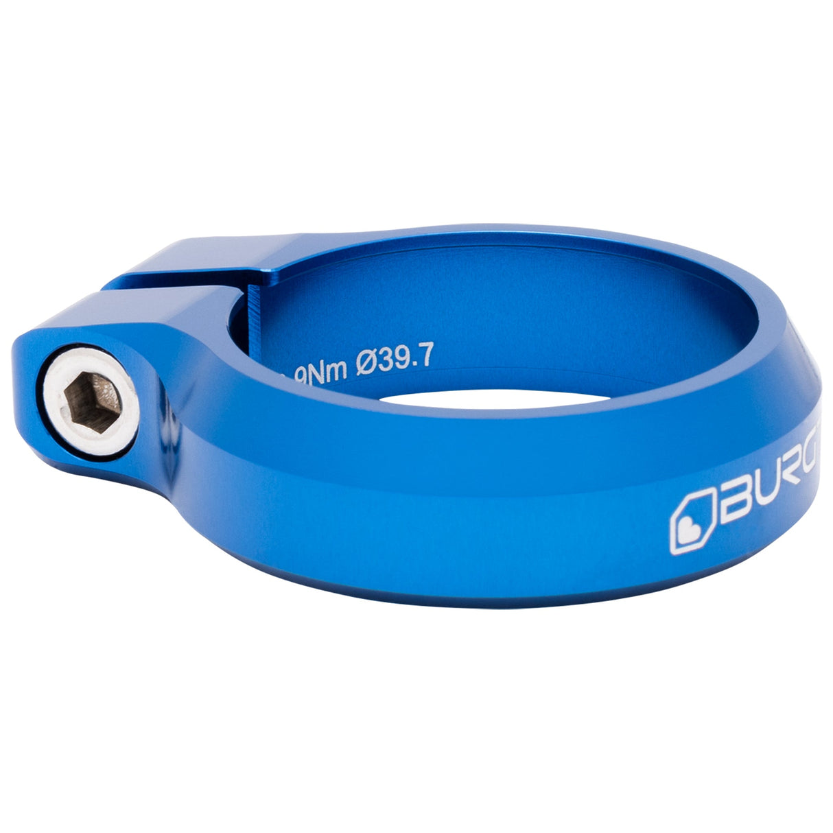 Burgtec Seat Clamp - 39.7mm - Deep Blue - The Lost Co. - Burgtec - 10573 - 724901933259 -