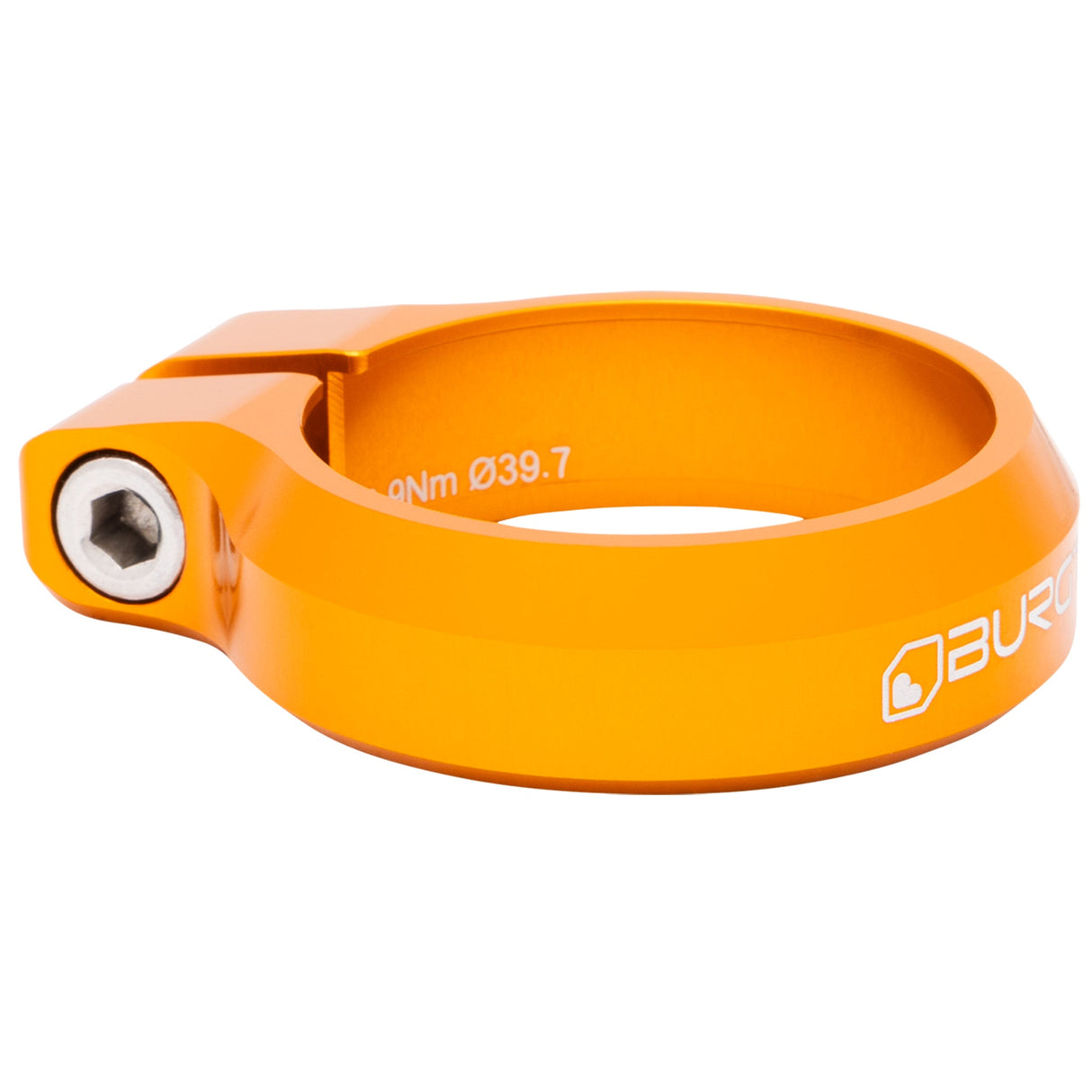 Burgtec Seat Clamp - 39.7mm - Iron Bro Orange - The Lost Co. - Burgtec - 10576 - 724901933280 -