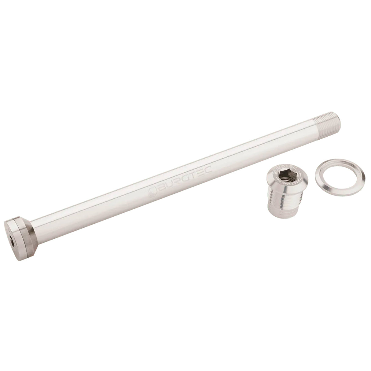 Burgtec Transition 175mm UDH Rear Axle - Rhodium Silver - The Lost Co. - Burgtec - 10407 - 764283663306 -