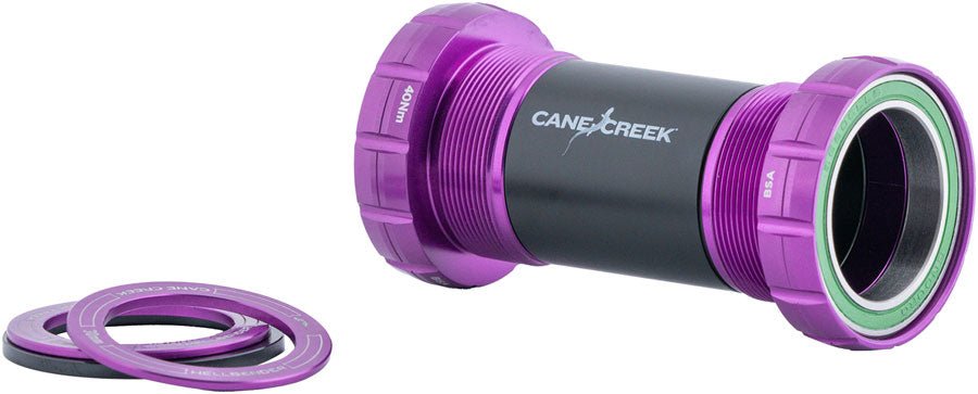 Cane Creek Hellbender 70 Bottom Bracket - 24mm Spindle - Purple - The Lost Co. - Cane Creek - BAI0186PP - 840226019116 -