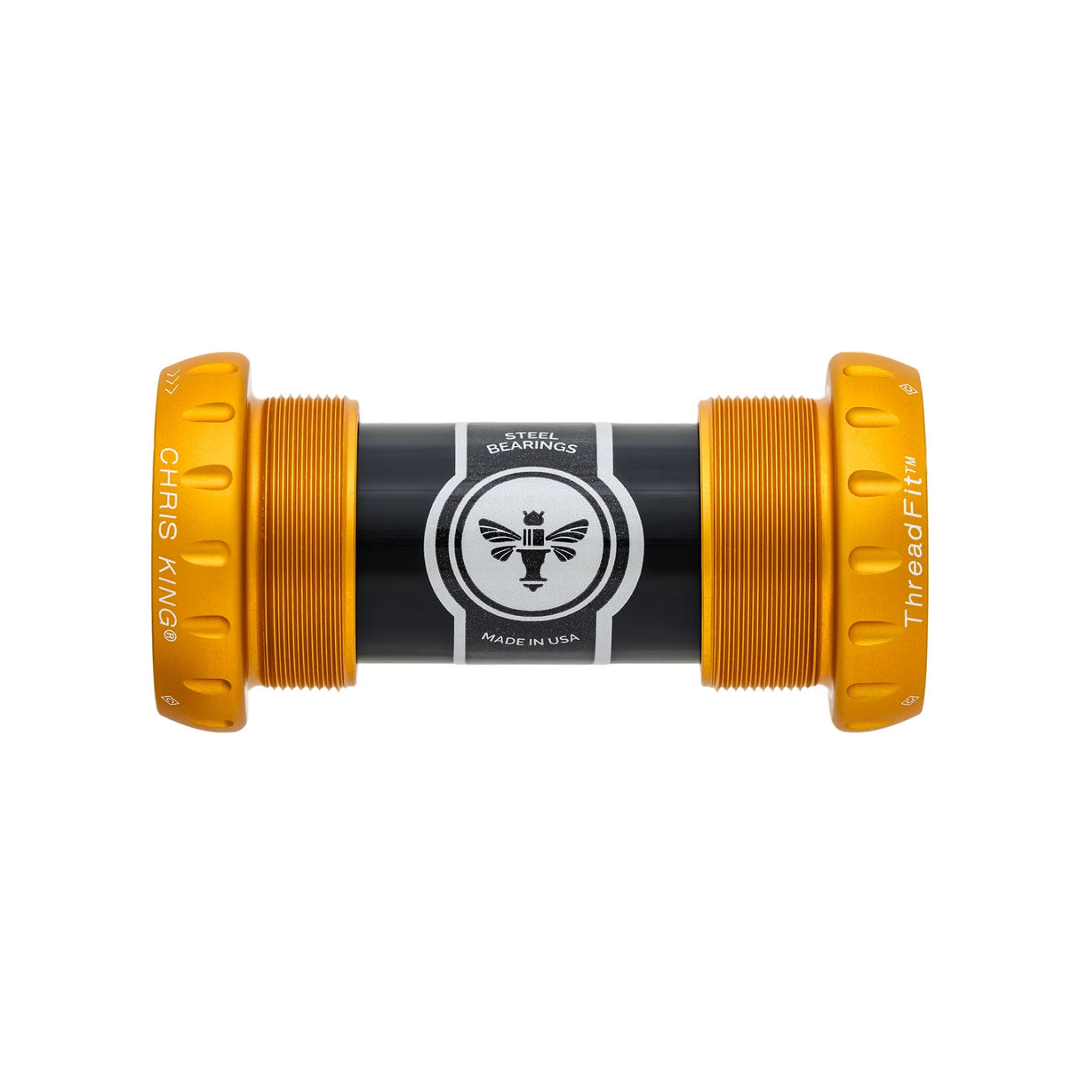 Chris King ThreadFit 24 Bottom Bracket - The Lost Co. - Chris King - AAY2 - 841529278293 - Matte Gold - 50th Anniv -