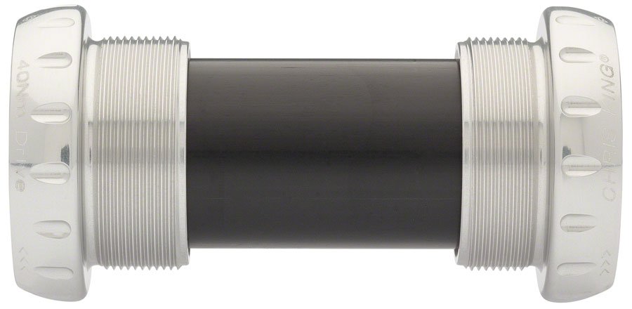 Chris King ThreadFit 24 Bottom Bracket Fit Kit 4 - English For Shimano Hollowtech II - Silver - The Lost Co. - Chris King - FS0810-4 - 841529102598 -