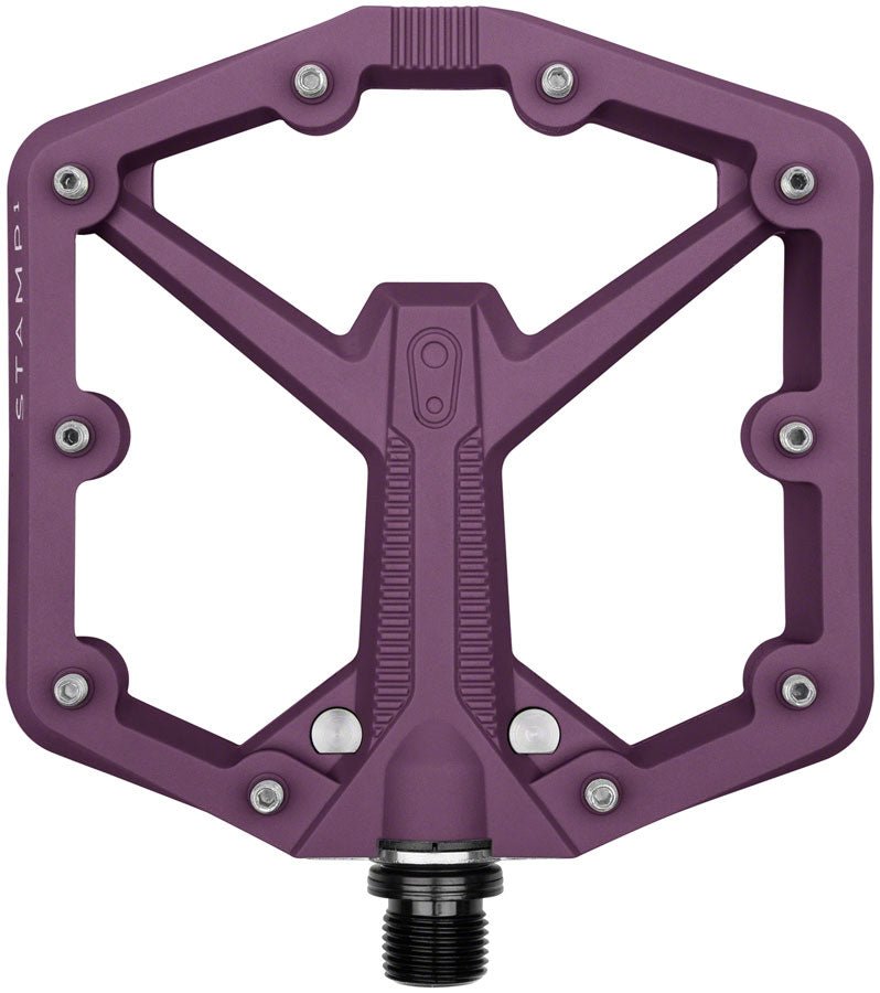 Crank Brothers Stamp 1, Gen 2 Pedals - Large - Purple - The Lost Co. - Crank Brothers - 16817 - 641300168177 -