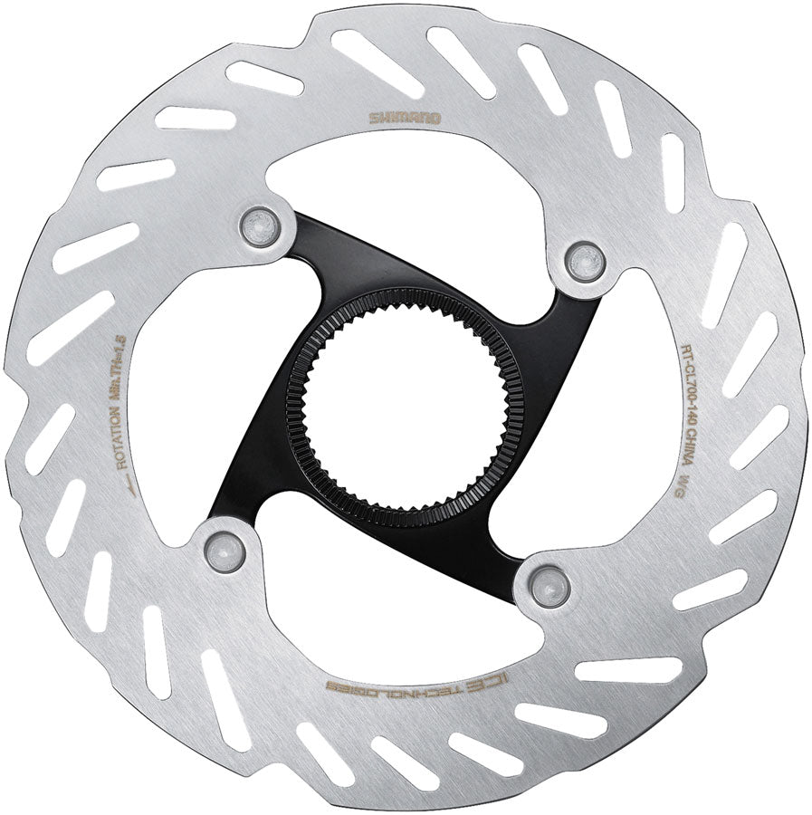 Shimano RT-CL700 SS Disc Brake Rotor - 140mm CenterLock Lockring Included