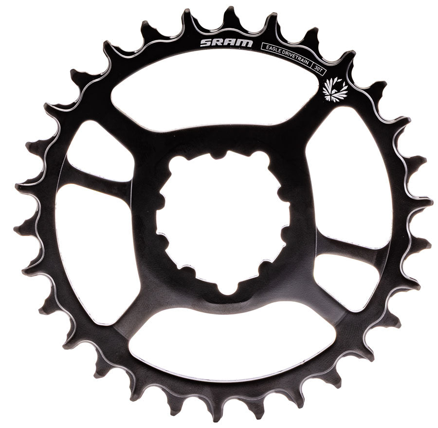 SRAM X-Sync 2 Eagle Direct Mount Chainring - 30t 12-Speed 3-Bolt Direct Mount 6mm Offset Steel BLK
