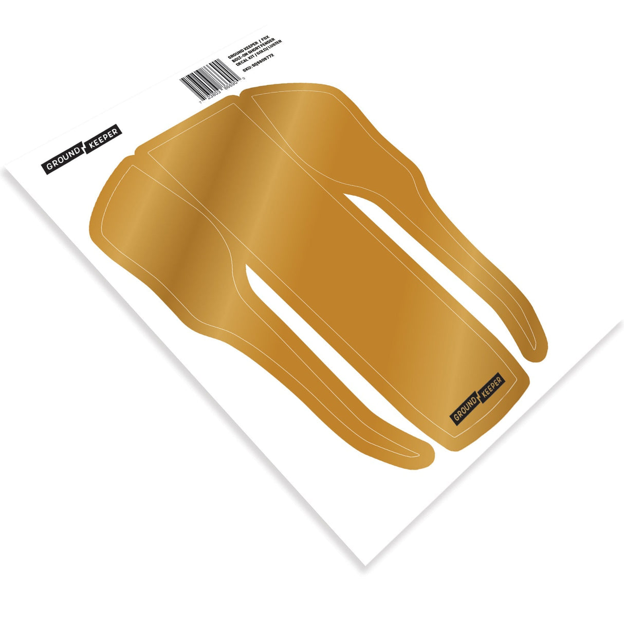 Metallic Fox 36/38 Bolt-On Short Fender Decal Kit