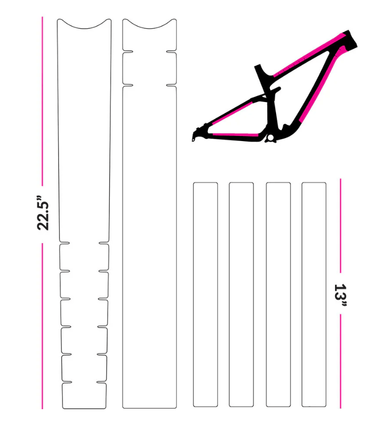 Ground Keeper Clear Frame Keeper - Gloss - The Lost Co. - Ground Keeper Fenders - SQ9380567 - 723803858035 -