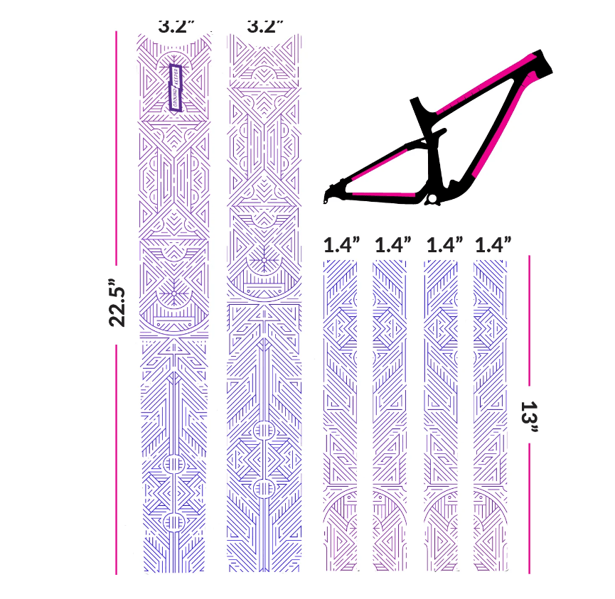 Ground Keeper Maze Runner Wind Frame Keeper - Gloss - The Lost Co. - Ground Keeper Fenders - SQ9808976 - 723803863459 -