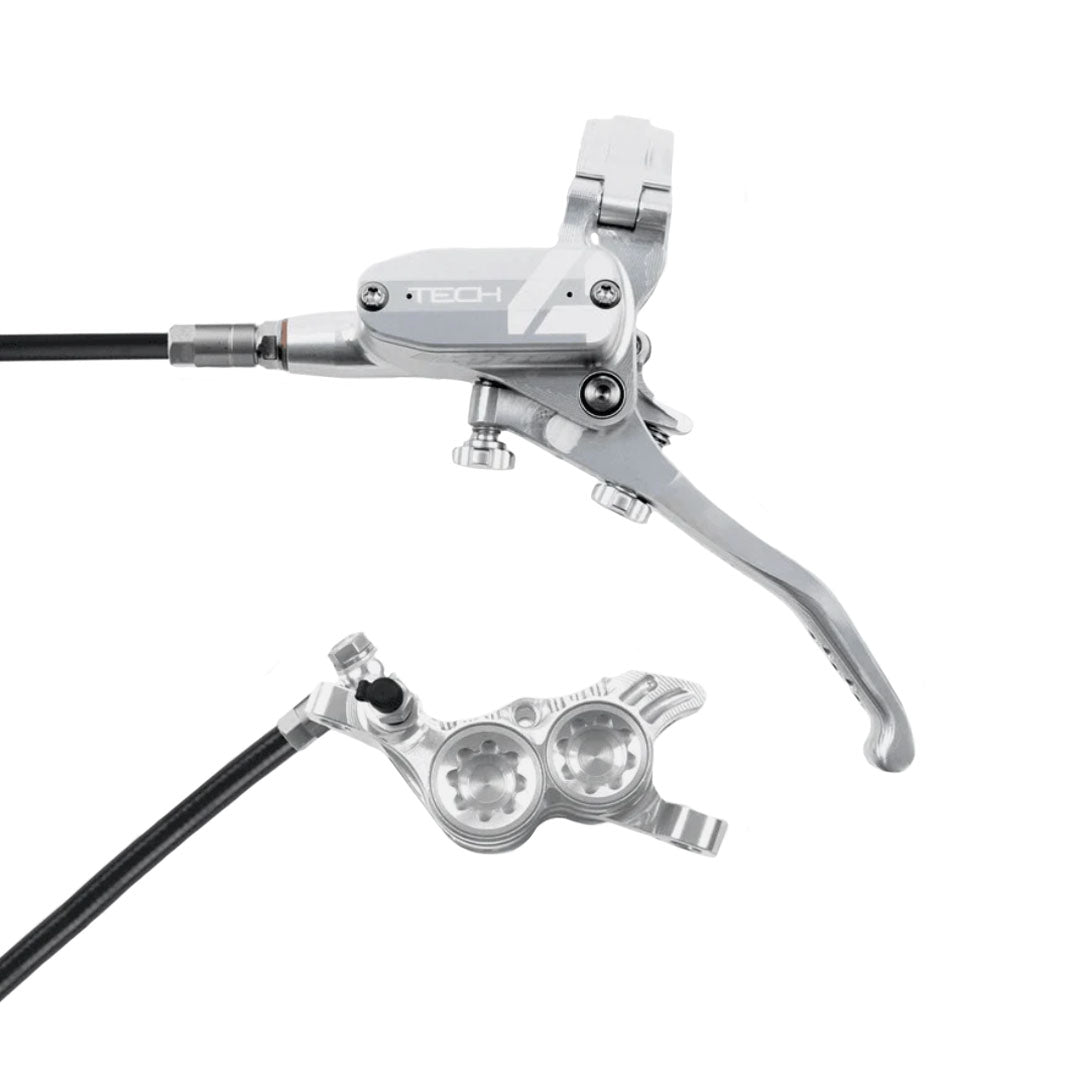 Hope Tech 4 V4 Brake - The Lost Co. - Hope - T4V4ZSSR - 5056454909418 - Silver/Silver - Right/Rear