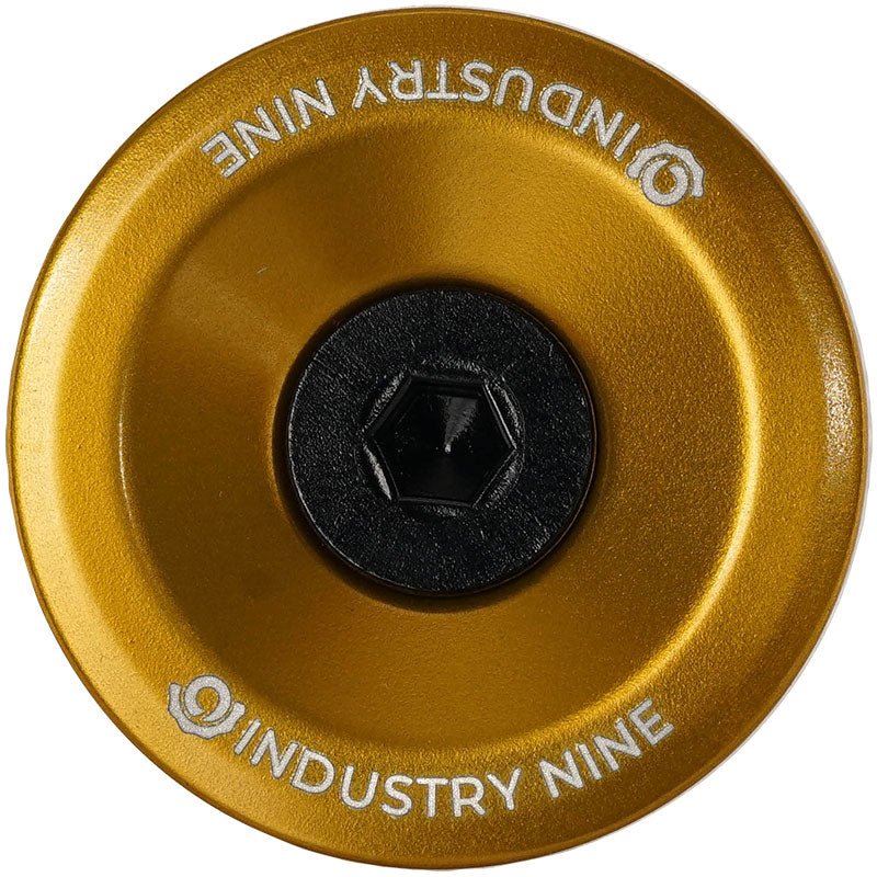 Industry Nine Ultra Light Aluminum Top Cap - Gold - The Lost Co. - Industry Nine - HSKTC_GOLD - 197769529252 -