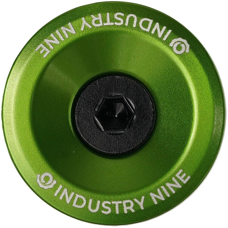 Industry Nine Ultra Light Aluminum Top Cap - Lime - The Lost Co. - Industry Nine - HSKTC_LIME - 197769529276 -