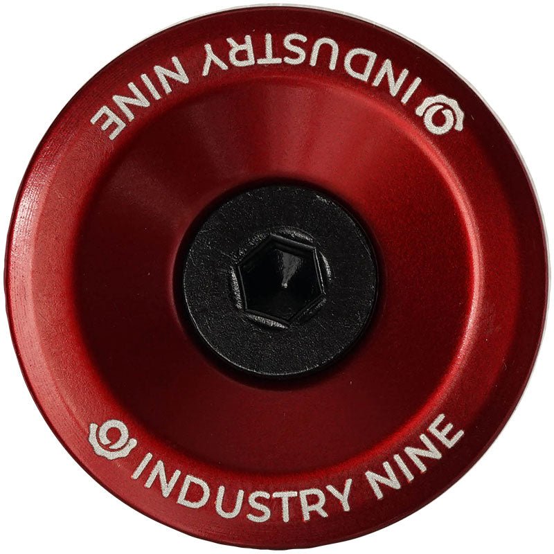 Industry Nine Ultra Light Aluminum Top Cap - Red - The Lost Co. - Industry Nine - HSKTC_RED - 197769529313 -