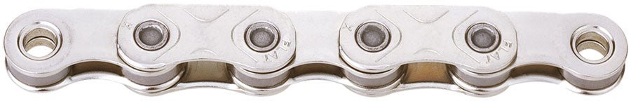 KMC X - Flat Waxed Chain - 12/13 - Speed 126 Links Compatible SRAM T - Type AXS Systems Silver - The Lost Co. - KMC - CN12044 - 766759712044 -