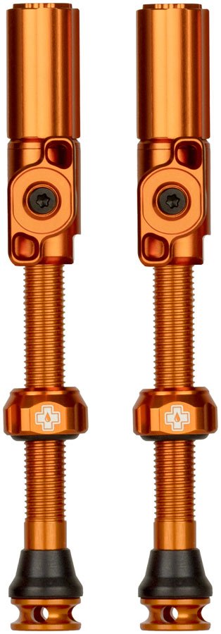 Muc - Off Big Bore Hyrid Tubeless Valve Stems - Large 45mm - Orange - The Lost Co. - Muc - Off - 21162 - 5037835220308 -