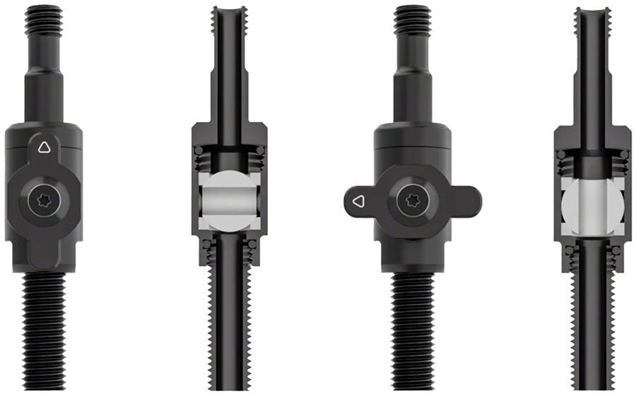 Muc - Off Big Bore Lite Tubeless Valve Stems - 35mm Length - Pair - Red - The Lost Co. - Muc - Off - 21142 - 5037835220100 -