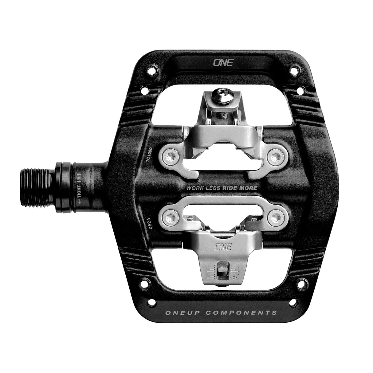 OneUp Components Clip Pedals - Black - The Lost Co. - OneUp Components - 1C1000BLK - 628219406644 -