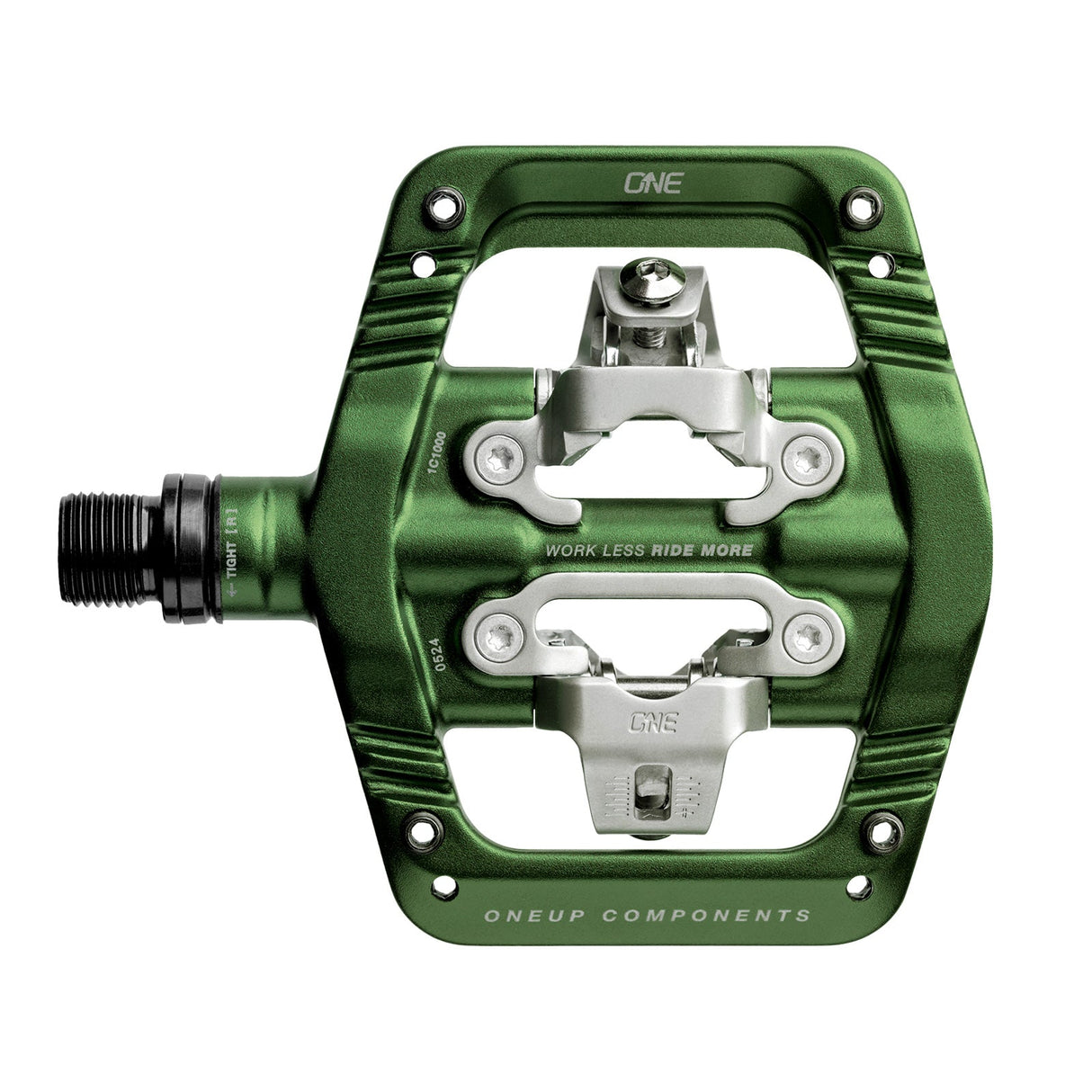 OneUp Components Clip Pedals - Dark Green - The Lost Co. - OneUp Components - 1C1000DGR - 628219406668 -