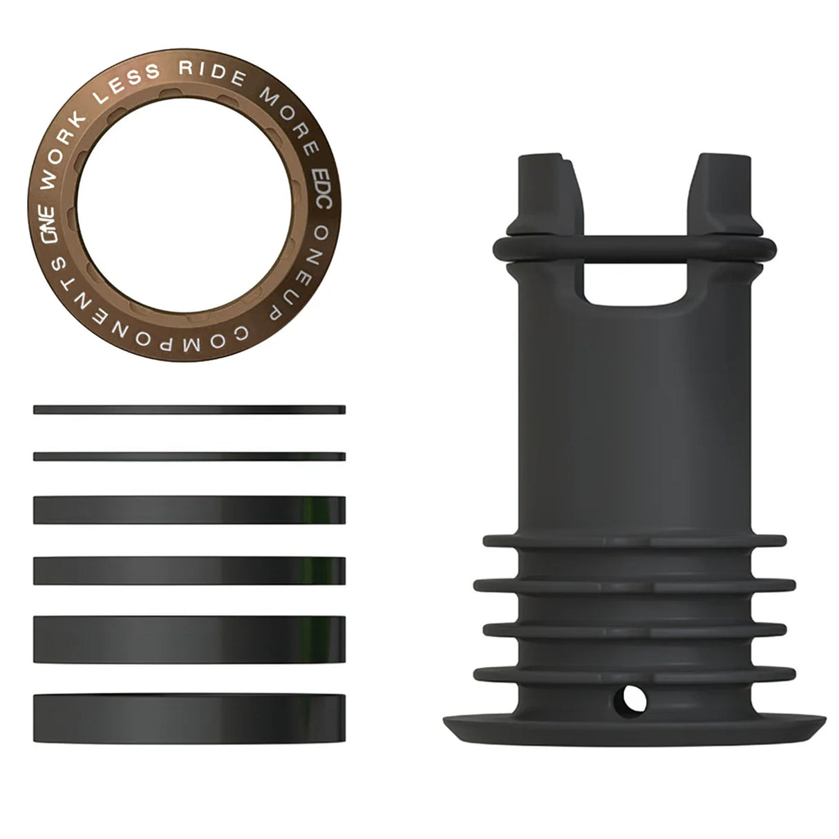 OneUp Components EDC Threaded Top Cap - Bronze - The Lost Co. - OneUp Components - 1C0414BRZ - 628219407252 -