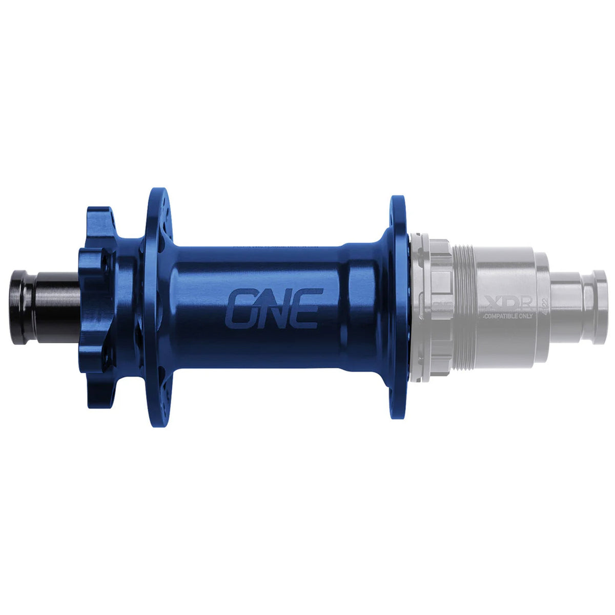 OneUp Components Rear Hub - 12x148mm - 28h - 6-Bolt - Dark Blue - No Freehub - The Lost Co. - OneUp Components - 1C0743DBL - 628219407115 -