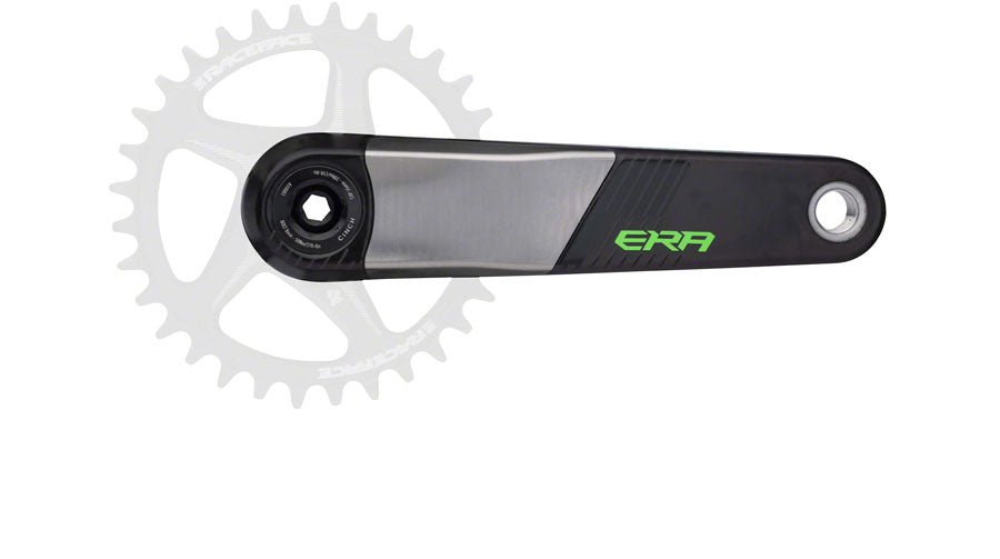 RaceFace ERA Carbon Crankset - 175mm Length - CINCH Interface - 136mm Spindle - Green - The Lost Co. - Race Face - CK23ERA136ARM175P802 - 821973462356 -