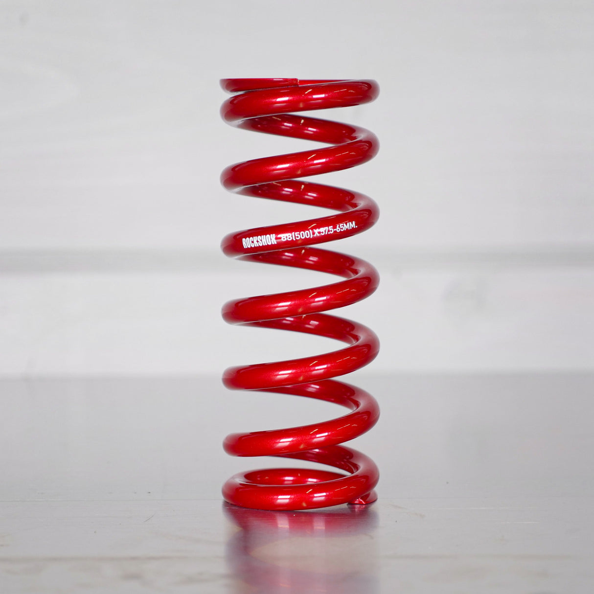 RockShox Metric Coil Spring - Electric Red - The Lost Co. - RockShox - 00.4118.200.091 - 710845906244 - Fits 37.5 - 45 mm Shock Stroke (114 mm Length) - 300 lb