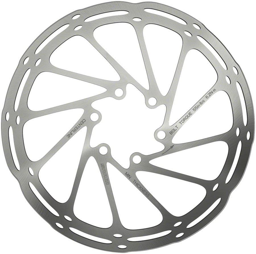 SRAM CenterLine Brake Rotor - 180mm - 6-Bolt - 2.0mm - The Lost Co. - SRAM - 00.5018.037.032 - 710845914935 -