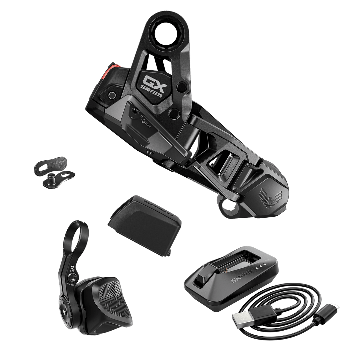 SRAM GX T - Type Eagle AXS Upgrade - Converts Mechanical Eagle 90 & 70 to Electronic - The Lost Co. - SRAM - 00.7518.198.000 - 710845919626 -