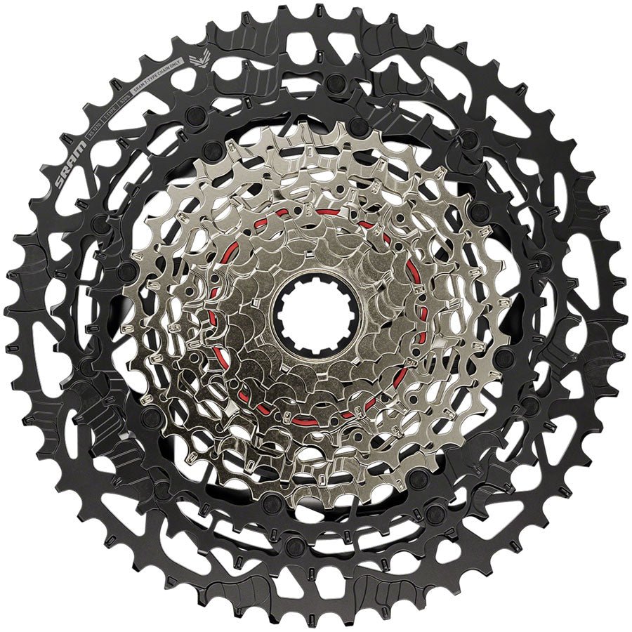 SRAM XS - 1270 Eagle T - Type 12sp Cassette, 10 - 52t, Silver/Blk - The Lost Co. - SRAM - 00.2418.141.001 - 710845904684 -