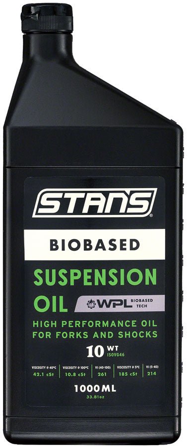 Stans Biobased Suspension Oil - 10WT 1L - The Lost Co. - Stans No Tubes - LC0012 - 847746066200 -
