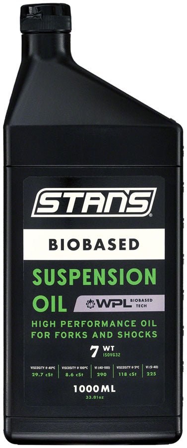 Stans Biobased Suspension Oil - 7WT 1L - The Lost Co. - Stans No Tubes - LC0011 - 847746066194 -