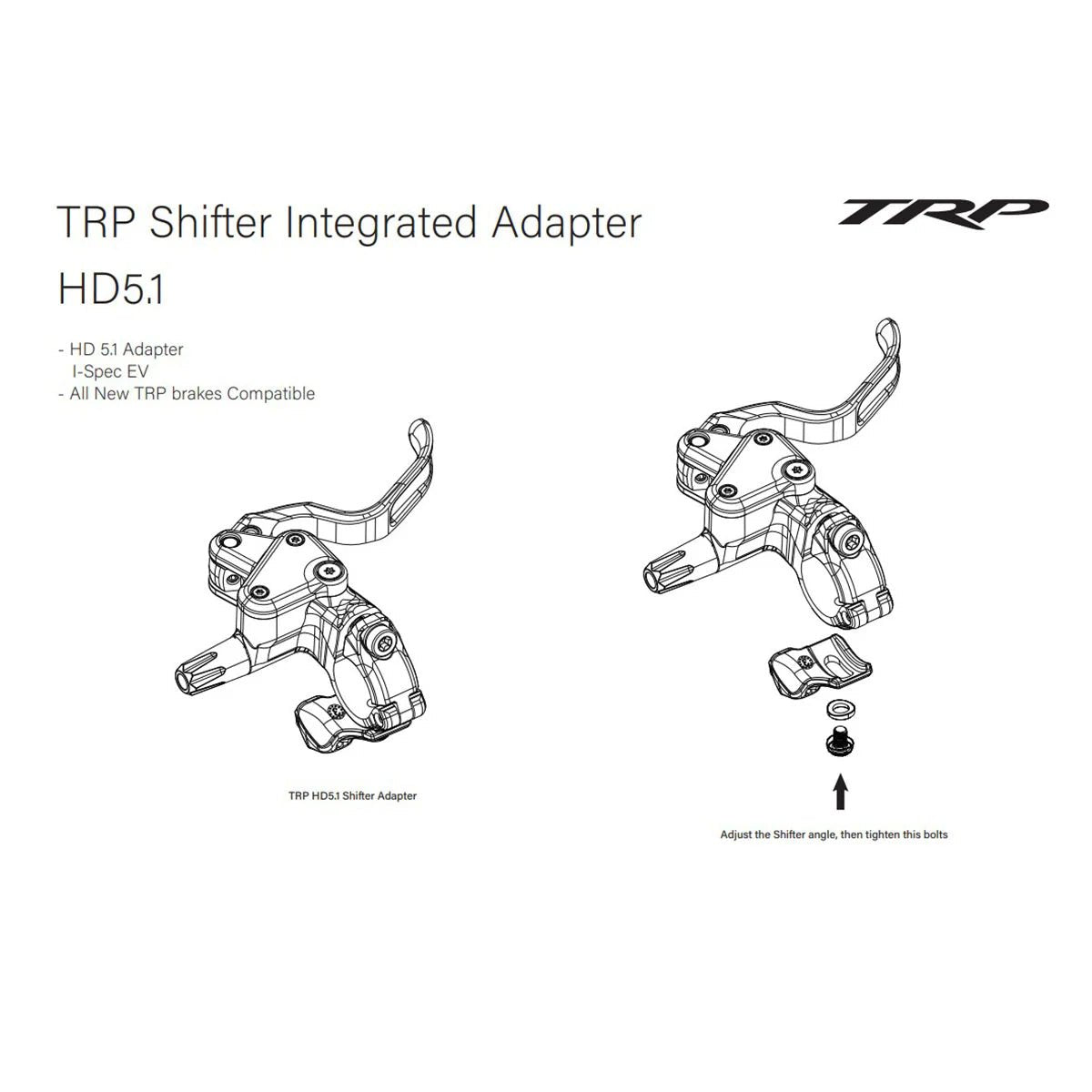 TRP HD5.1 Integrated Adapter for EVO PRO / EVO X - I - Spec EV - Right - The Lost Co. - TRP - ABOT001152 - 4717592040326 -