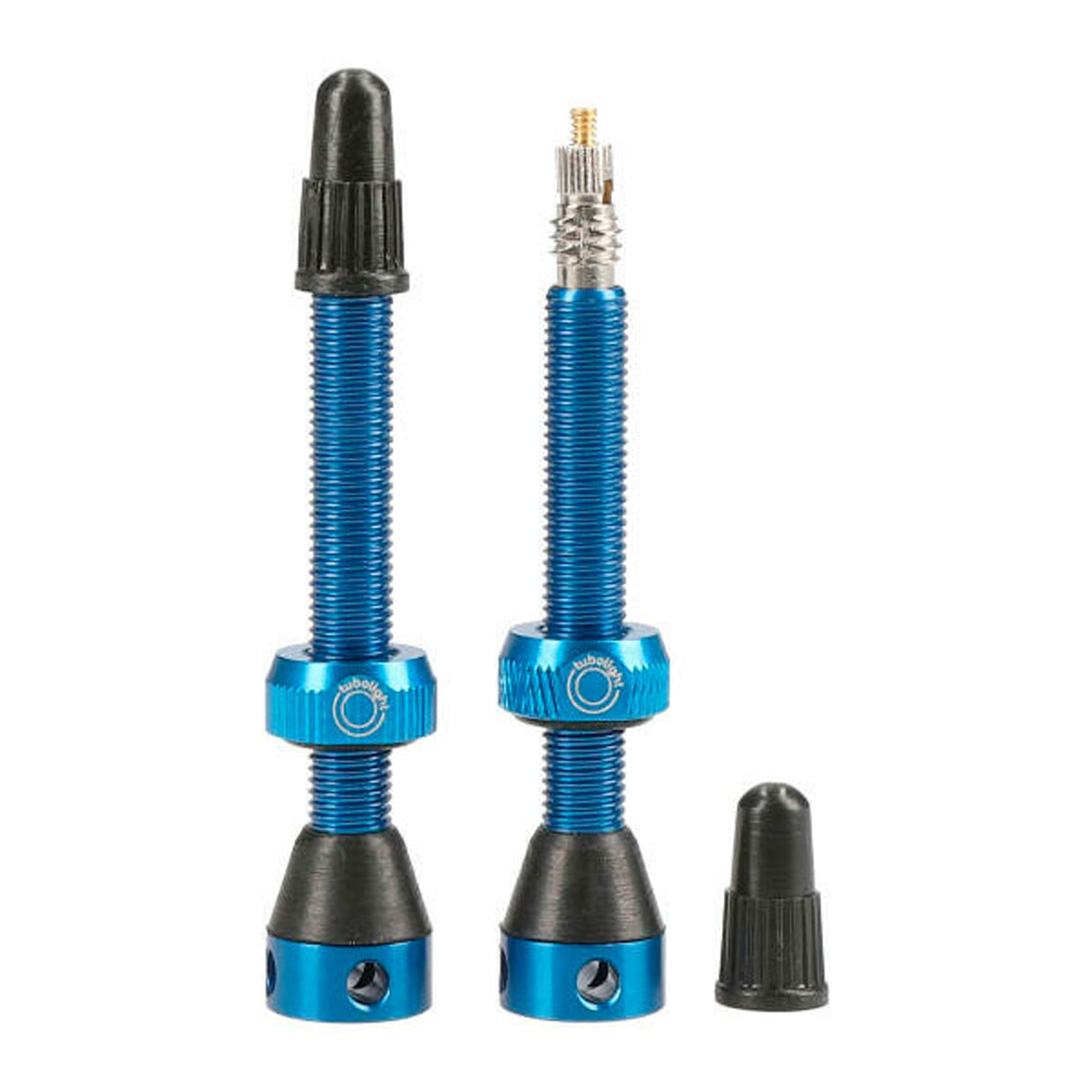 Tubolight Air Valve - 50mm - Blue - Pair - The Lost Co. - Tubolight - VVBLU - 723803996676 -