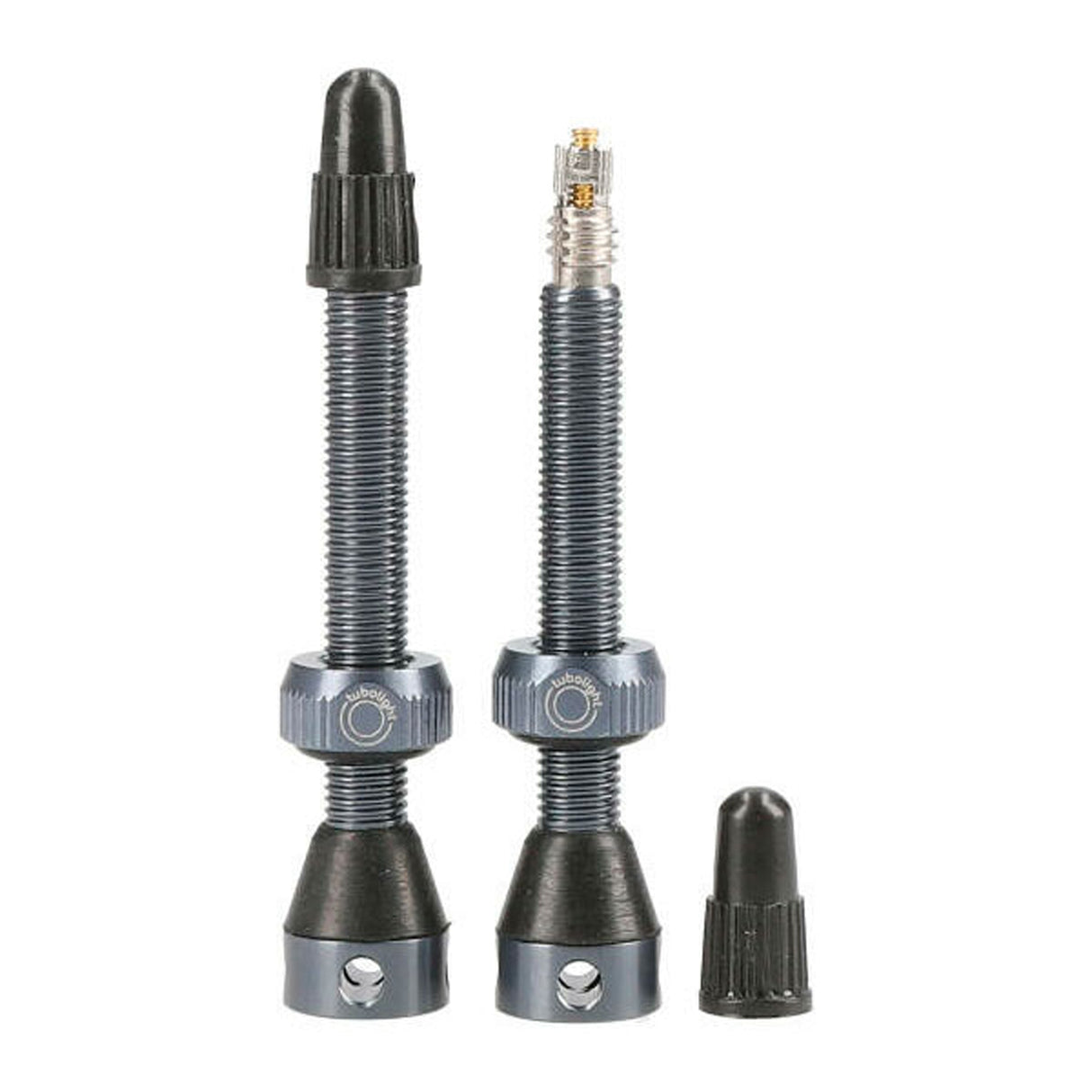 Tubolight Air Valve - 50mm - Gray - Pair - The Lost Co. - Tubolight - VVGRY - 723803996775 -