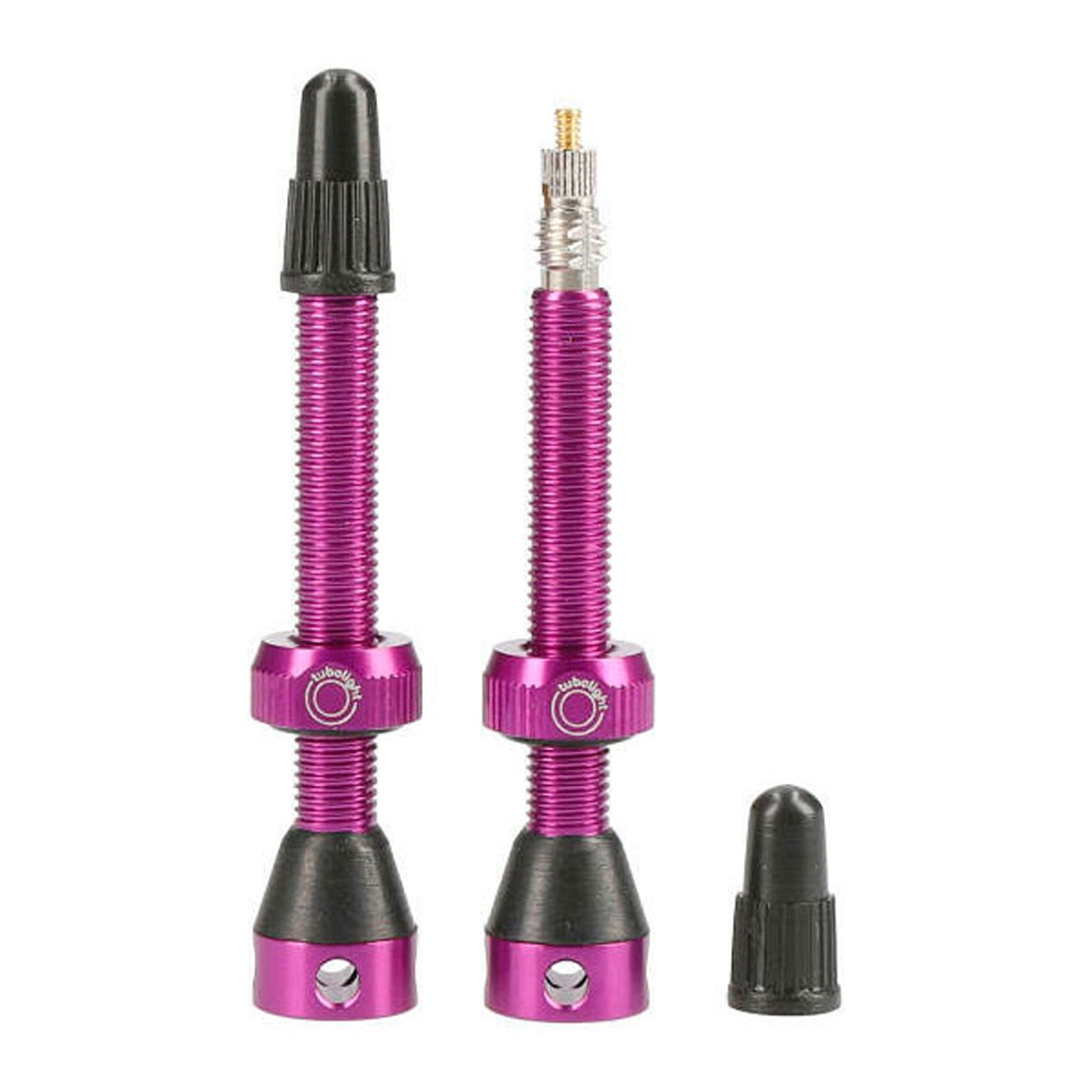 Tubolight Air Valve - 50mm - Purple - Pair - The Lost Co. - Tubolight - VVPRL - 723803996683 -