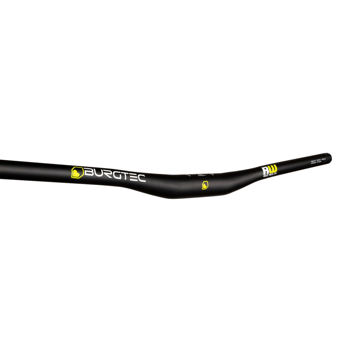 Burgtec Ride Wide DH Riser Bar 35mm Diameter - 15mm Rise - 800mm Wide - Black - The Lost Co. - Burgtec - B-BG2220 - 713830991485 - -