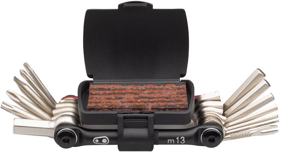 Crank Brothers Multi 13 Tool - Matte Black/Red - The Lost Co. - Crank Brothers - B-CE9124 - 641300164001 - -