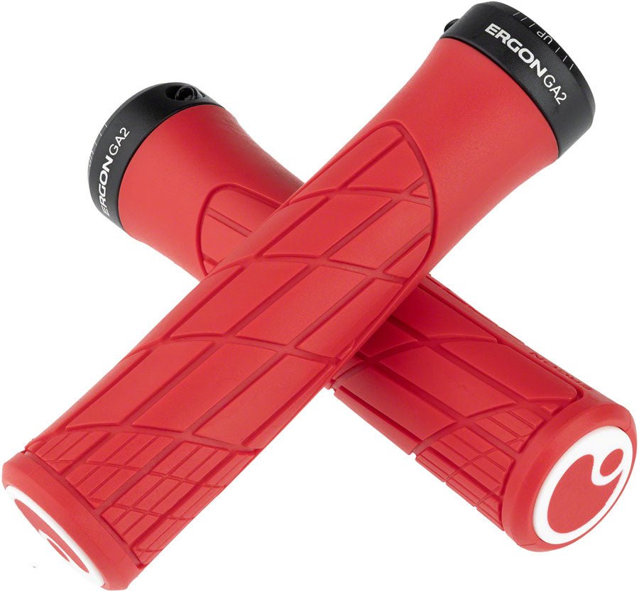 Ergon GA2 Grips - Risky Red Lock-On - The Lost Co. - Ergon - HT2272 - 4260477068842 - -