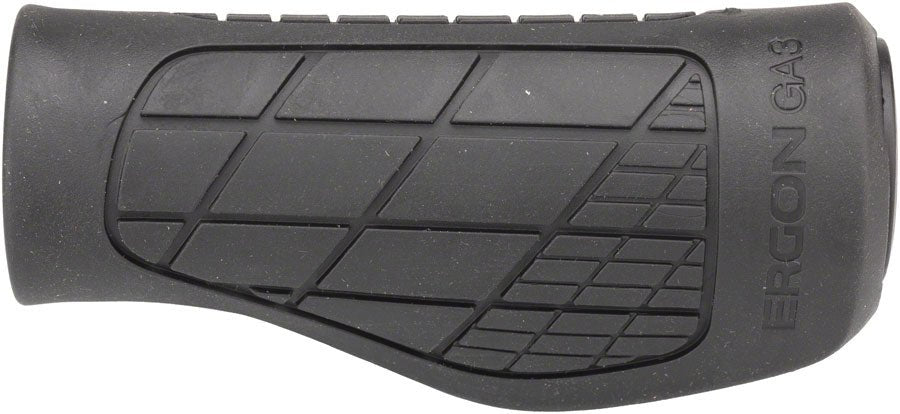 Ergon GA3 Grips - Black Single Twist Shift - The Lost Co. - Ergon - HT1727 - 4260477067685 - -