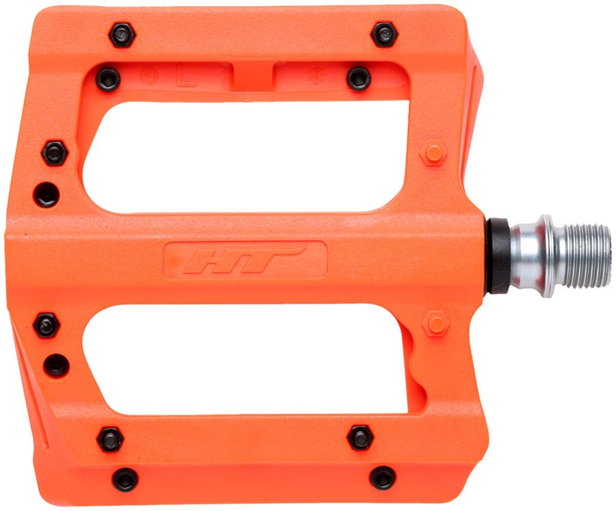 HT Components PA12A Pedals - Platform Composite 9/16" Orange - The Lost Co. - HT Components - PD1495 - 4711126205861 - -