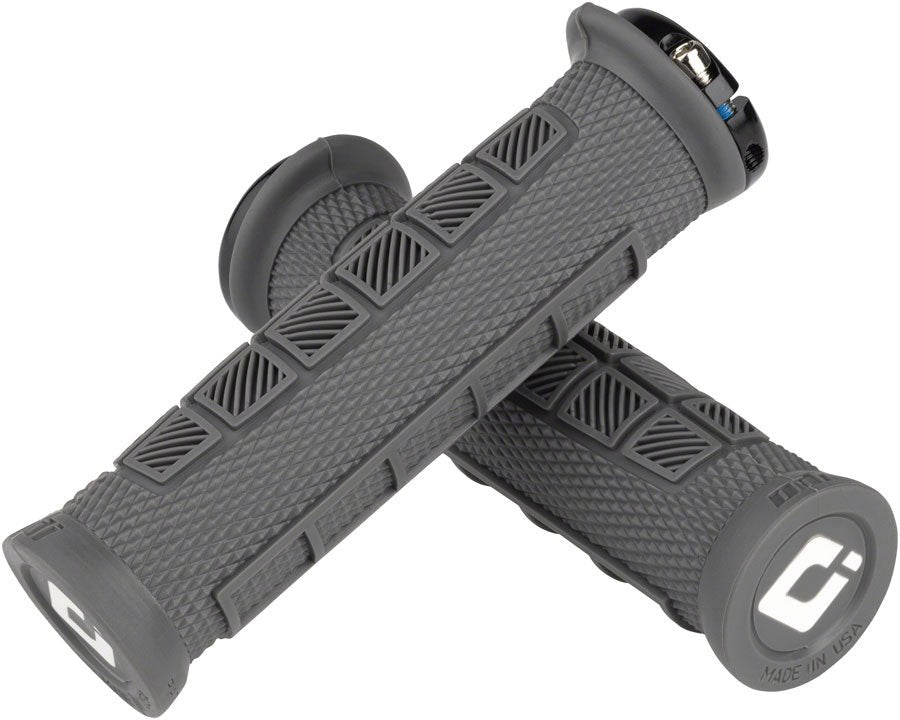 ODI Elite Pro Grips - Graphite Black Lock-On - The Lost Co. - ODI - HT9216 - 711484180675 - -