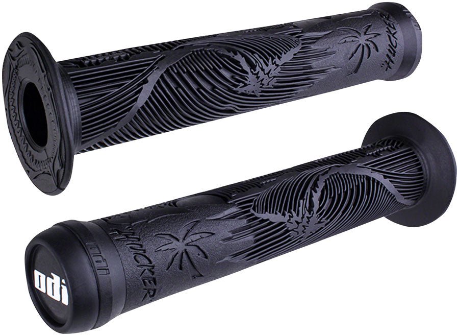 ODI Hucker Grips - Black Flange - The Lost Co. - ODI - HT0313 - 711484194597 - -